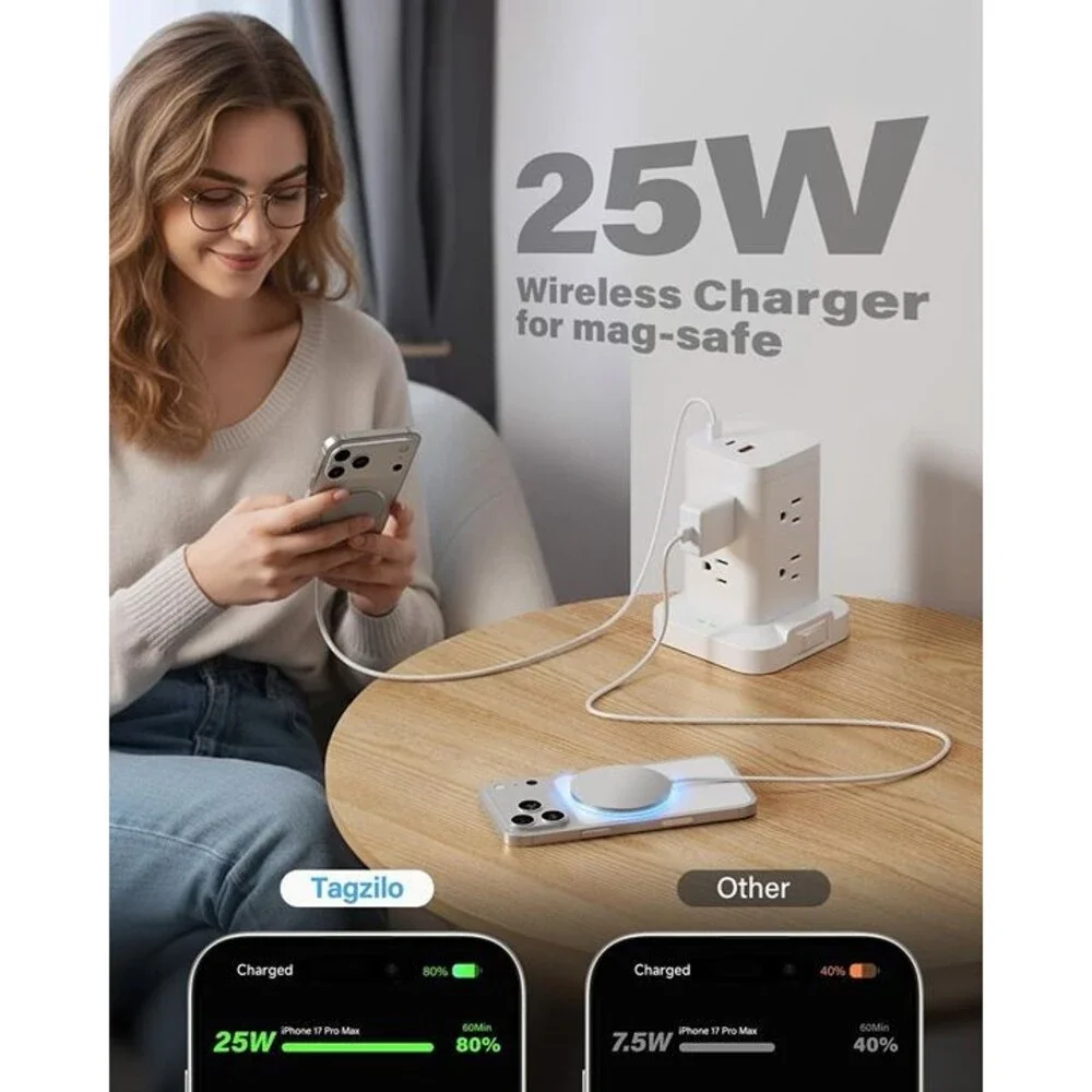 2Pack Magnetic Wireless Charger 25W Fast Charger for iPhone